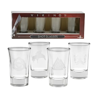 Foto 1 | Foto 1 | Set De Gafas De Chupito Seven20 Vikings Symbols  45 Ml  Paquete De 4 - Venta Internacional.