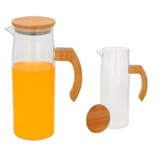 Foto 2 | Foto 2 | Jarra de Vidrio Storyland con Tapa y Asa de Bambú de 1200 ml
