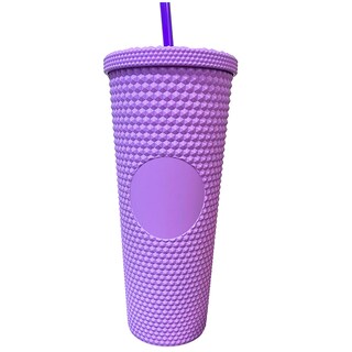 Foto 1 | Foto 1 | Vaso Tachuelas con Popote 710 ml color Púrpura