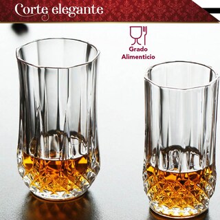 Foto 3 | Foto 3 | Set de Vasos de Cristal CHIC FANTASY SWG2024 color Transparente 6 Piezas