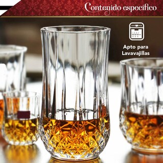 Foto 4 | Foto 4 | Set de Vasos de Cristal CHIC FANTASY SWG2024 color Transparente 6 Piezas