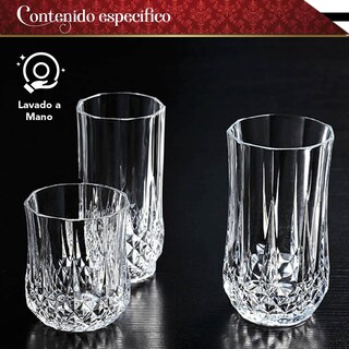 Foto 5 | Foto 5 | Set de Vasos de Cristal CHIC FANTASY SWG2024 color Transparente 6 Piezas