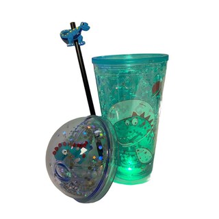 Foto 2 | Foto 2 | Vaso Botella De Agua Infantil De Plástico Oso Con Led Azul Oscuro
