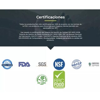 Foto 3 | Foto 3 | Tapa De Pla Para Vaso Térmico De 8 Oz 1000 Unidades Bio Kanogo Green