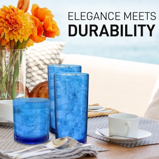 Foto 5 | Foto 5 | Vasos Acrílicos Zulay Kitchen De Drinkware 8 Unidades Azu - Venta Internacional