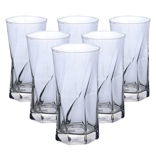 Foto 1 | Foto 1 | Set De 6 Vasos Transparentes – Diseño Moderno Y Elegante