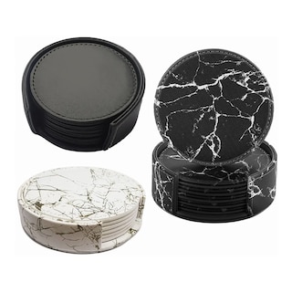 Foto 2 | Foto 2 | 7 Pcs Porta Vasos Belug Tmesa Negro Marmol