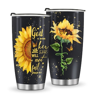 Foto 1 | Foto 1 | Taza Jekeno Sunflower De 600 Ml Con Aislamiento De Acero Inoxidable - Venta Internacional.