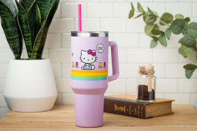 Foto 5 | Foto 5 | Vaso Plateado Buffalo Sanrio Hello Kitty de Acero Inoxidable 1.2 L - Venta Internacional