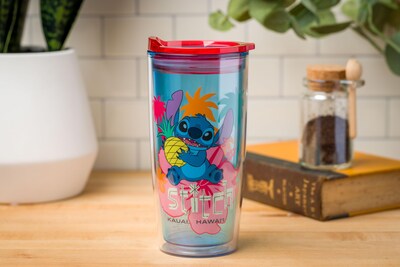 Foto 4 | Foto 4 | Vaso De Viaje Plateado Buffalo Disney Lilo And Stitch 590 Ml - Venta Internacional.
