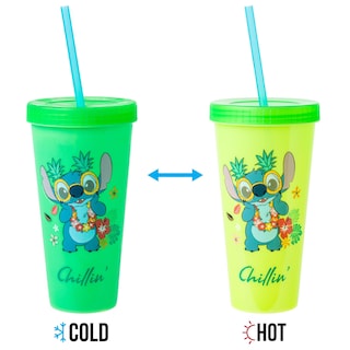 Foto 5 | Foto 5 | Vaso De Plástico Plateado Buffalo Disney Lilo And Stitch, 700 Ml - Venta Internacional.