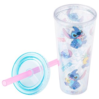 Foto 6 | Foto 6 | Tumbler Silver Buffalo Lilo And Stitch Pastel Snack Toss, 700 Ml - Venta Internacional.