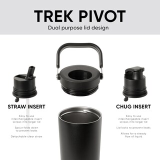 Foto 2 | Foto 2 | Botella De Agua Simple Modern Trek Pivot De 900 Ml Con Asa - Venta Internacional.