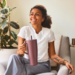 Foto 4 | Foto 4 | Vaso Brümate Era 1183 Ml Con Mango, Pajita Y Tapa De Acero Inoxidable - Venta Internacional.