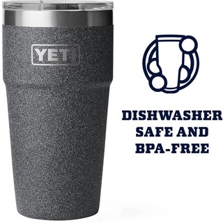 Foto 3 | Foto 3 | Pinta Reutilizable Para Fiestas Yeti Rambler, Forma Apilable, 473 Ml, Color Negro - Venta Internacional.