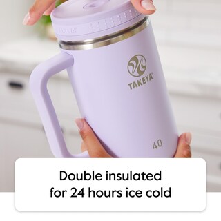 Foto 3 | Foto 3 | Vaso Takeya De Acero Inoxidable De 1,2 L Con Tapa, 2 Pajitas Y Asa - Venta Internacional.