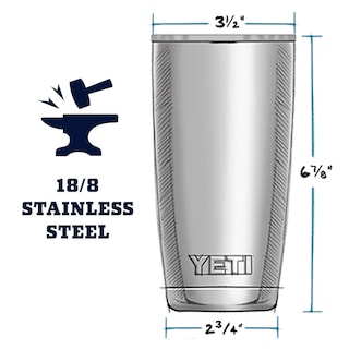 Foto 2 | Foto 2 | Vaso Yeti Rambler De Acero Inoxidable Con Aislamiento Al Vacío De 590 Ml - Venta Internacional.