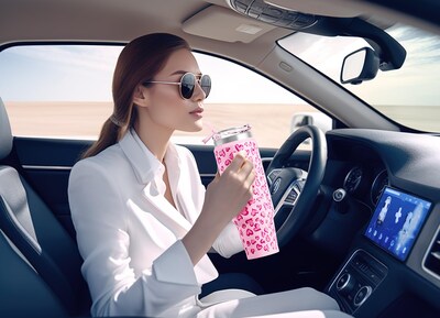 Foto 5 | Foto 5 | Vaso Meoky 1183 Ml Con Mango Y Pajita De Acero Inoxidable - Venta Internacional.