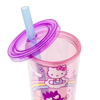 Foto 5 | Foto 5 | Vaso Silver Buffalo Sanrio Hello Kitty De 700 Ml Con Tapa Y Pajita - Venta Internacional.