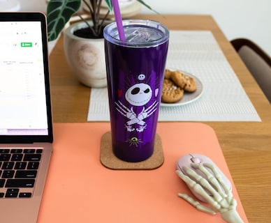 Foto 5 | Foto 5 | Vaso De Viaje Plateado Buffalo Disney Nightmare Before Christmas - Venta Internacional.