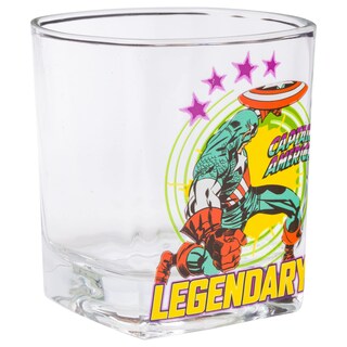 Foto 4 | Foto 4 | Set Rocks Glass Silver Buffalo Marvel Comics, 9 Oz, 4 Piezas - Venta Internacional.