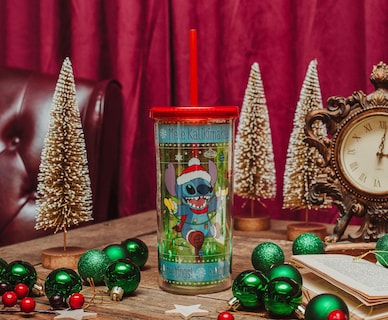 Foto 5 | Foto 5 | Vaso Plateado Buffalo Disney Lilo & Stitch De 600 Ml Con Pajita - Venta Internacional.