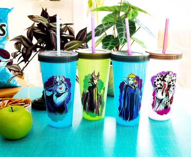 Foto 2 | Foto 2 | Vaso Plateado Buffalo Disney Villains Devious Group, 700 Ml, Paquete De 4 - Venta Internacional.