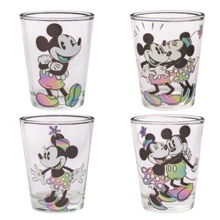 Foto 1 | Foto 1 | Juego De Minivasos Silver Buffalo Disney Mickey Minnie, 45 Ml, 4 Unidades - Venta Internacional.