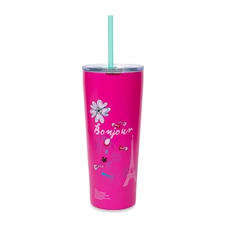 Foto 2 | Foto 2 | Vaso Plateado Buffalo Aristocats Marie Doodle De 650 Ml Con Pajita - Venta Internacional.