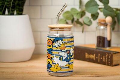 Foto 5 | Foto 5 | Vaso De Cristal Plateado Con Diseño De Mickey Donald Duck Buffalo Disney - Venta Internacional.