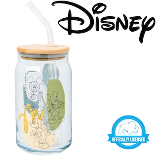 Foto 4 | Foto 4 | Vaso De Cristal Plateado Con Diseño De Mickey Mouse Buffalo Disney, 480 Ml - Venta Internacional.
