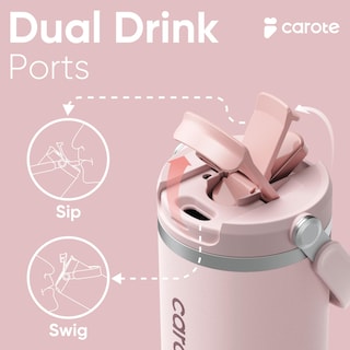 Foto 3 | Foto 3 | Set De Vasos Carote De Acero Inoxidable, 1,2 L, 950 Ml, 950 Ml, Color Rosa - Venta Internacional.