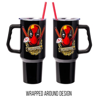 Foto 2 | Foto 2 | Vaso Plateado Buffalo Marvel Deadpool De Acero Inoxidable De 1 2 L - Venta Internacional.