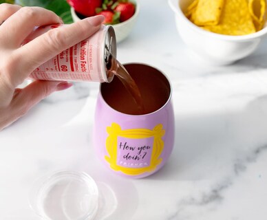 Foto 6 | Foto 6 | Vaso Sin Tallo Silver Buffalo Friends How You Doin 300 Ml - Venta Internacional.