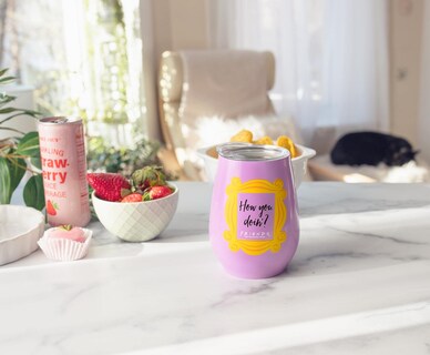 Foto 7 | Foto 7 | Vaso Sin Tallo Silver Buffalo Friends How You Doin 300 Ml - Venta Internacional.