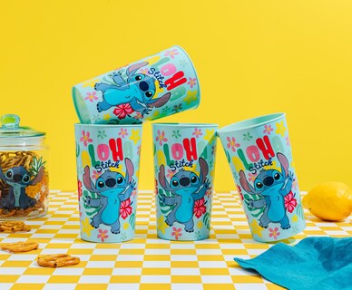 Foto 2 | Foto 2 | Juego De Tazas Silver Buffalo Lilo Stitch Aloha Stitch 650 Ml 4 Unidades - Venta Internacional.