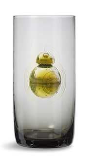 Foto 2 | Foto 2 | Vaso De Cristal Con El Logotipo De Star Wars Bb-8 590 Ml Negro - Venta Internacional.