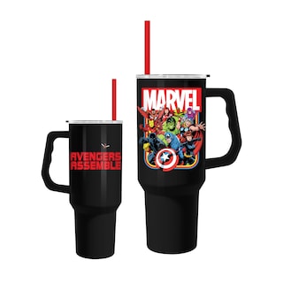 Foto 1 | Foto 1 | Vaso Plateado Buffalo Marvel Avengers De Acero Inoxidable De 1 2 L - Venta Internacional.