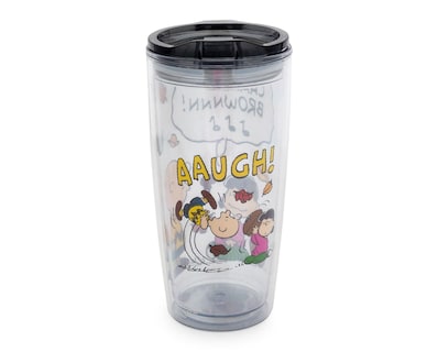 Foto 3 | Foto 3 | Vaso De Viaje Silver Buffalo Peanuts Charley Brown Lucy 600 Ml - Venta Internacional.