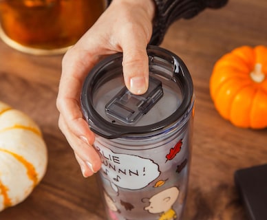 Foto 5 | Foto 5 | Vaso De Viaje Silver Buffalo Peanuts Charley Brown Lucy 600 Ml - Venta Internacional.