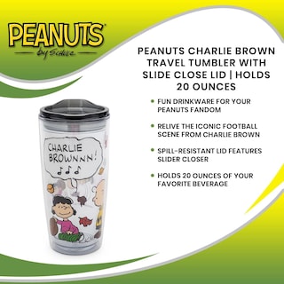 Foto 7 | Foto 7 | Vaso De Viaje Silver Buffalo Peanuts Charley Brown Lucy 600 Ml - Venta Internacional.