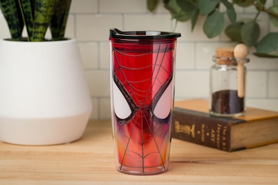 Foto 4 | Foto 4 | Vaso De Viaje Plateado Buffalo Marvel Spiderman 600 Ml - Venta Internacional.
