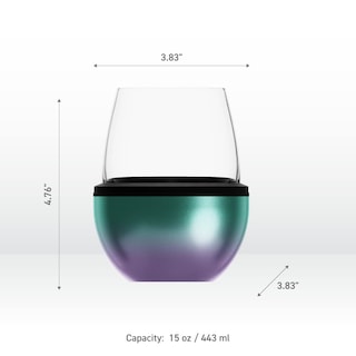 Foto 6 | Foto 6 | Copa De Vino Asobu Stemless De 450 Ml Con Funda Aislante En Forma De Unicornio - Venta Internacional.