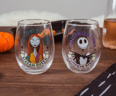 Foto 2 | Foto 2 | Copas De Vino Plateadas Buffalo Disney Nightmare Before Christmas - Venta Internacional.