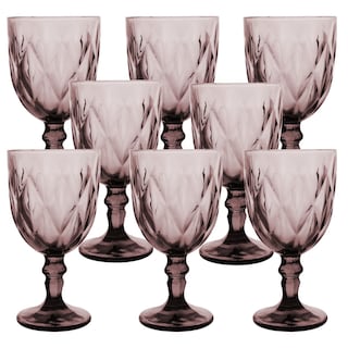Foto 1 | Foto 1 | Copas de Vidrio Vino Vittori Púrpura 8 Piezas