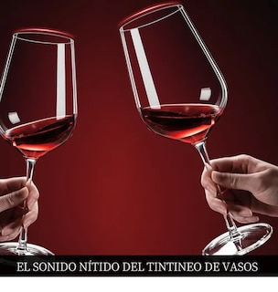 Foto 3 | Foto 3 | Juego Xtellar De 2 Copas Vino Tinto Vidrio De Cristal 481 Ml