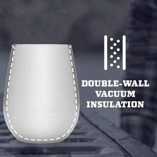 Foto 4 | Foto 4 | Vaso De Vino Yeti Rambler De Acero Inoxidable De 300 Ml, 2 Unidades, Color Blanco - Venta Internacional.