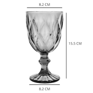 Foto 5 | Foto 5 | Copas De Vidrio Vittori Humo Cristal 24 Piezas 245 Ml