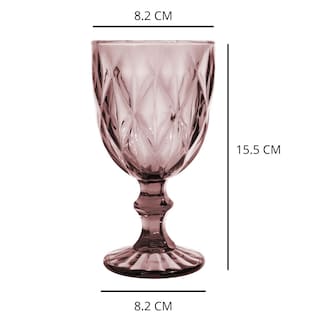 Foto 3 | Foto 3 | Copas De Vidrio Vittori Purpura Cristal 24 Piezas 245 Ml
