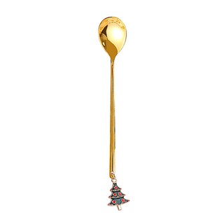 Foto 2 | Foto 2 | Tenedor De Café De Metal Para Decoración De Mesa Navideña Y Cuchara Agitadora - Venta Internacional.